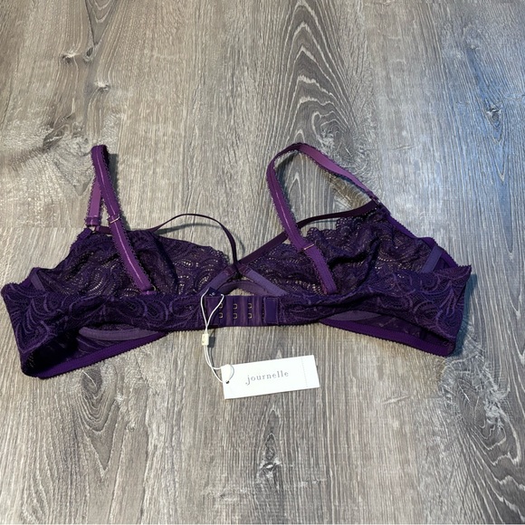 Journelle NWT Purple lace bra size XXL - Picture 3 of 5